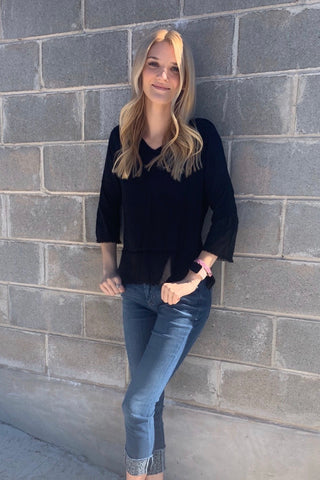 FRINGED TOP