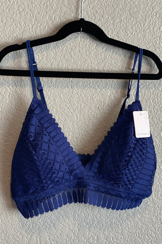 Adjustable Padded Lace Bralette