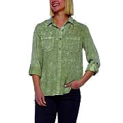 Split Back Shirt Rosemary