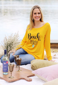 BEACH PLEASE Long Sleeve