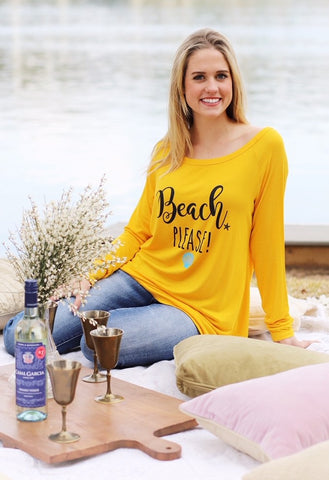 BEACH PLEASE Long Sleeve