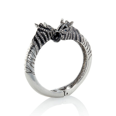 Serengeti Hinged Zebra Bracelet